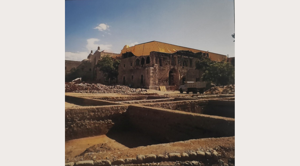 Toma aérea de la construcción